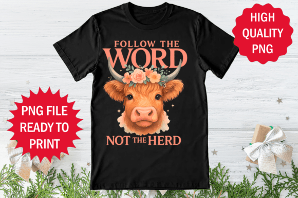 Cow Lover Follow the Word Not Herd Shirt Review