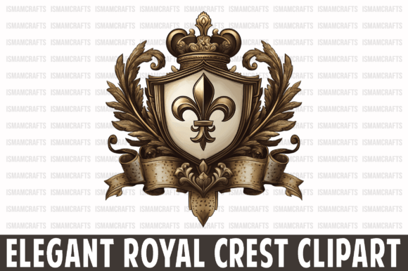 Elegant Royal Crest Clipart PNG: A Designer’s Review