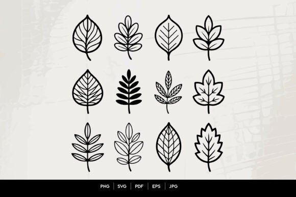 Leaf Outline Icon Set: A Designer’s Embroidery Review