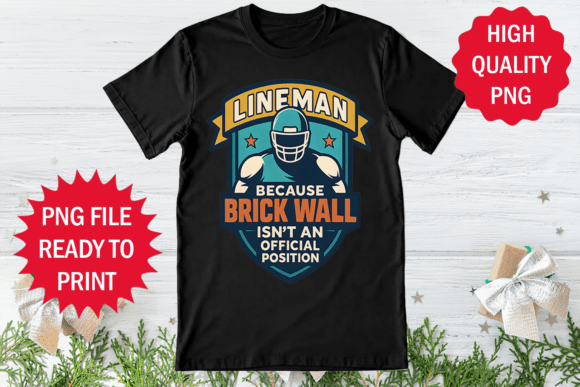 Review: Funny Lineman Football Lover T-shirt Png