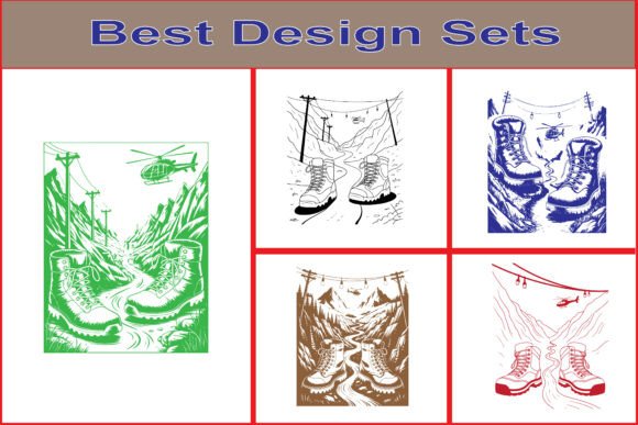 Review: Mountain Boots Adventure Vector Set