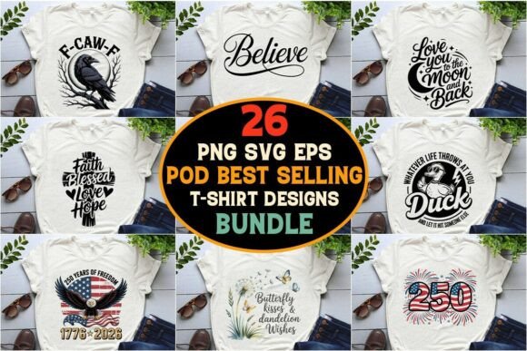 Review: POD Best Selling T-Shirt Design Bundle