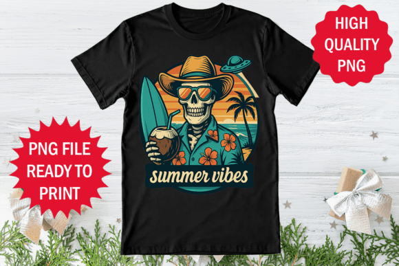 Review: Summer T-shirt Sublimation Clipart Png for Embroidery