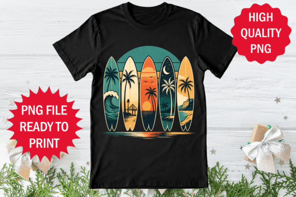 Review: Surfing Lover Surf Board Design Shirt for Embroidery