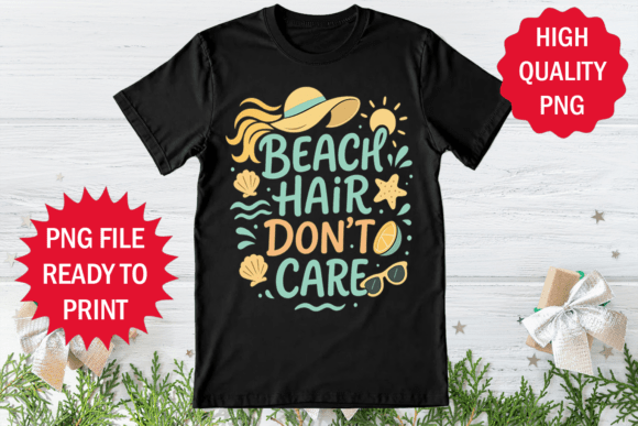 Reviewing Summer Beach Mood T-Shirt PNG for Embroidery
