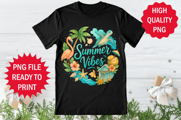 Reviewing Summer Vibes Sublimation Clipart for Embroidery
