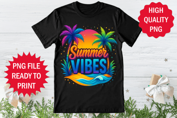 Reviewing Summer Vibes T-shirt Design Png Artwork