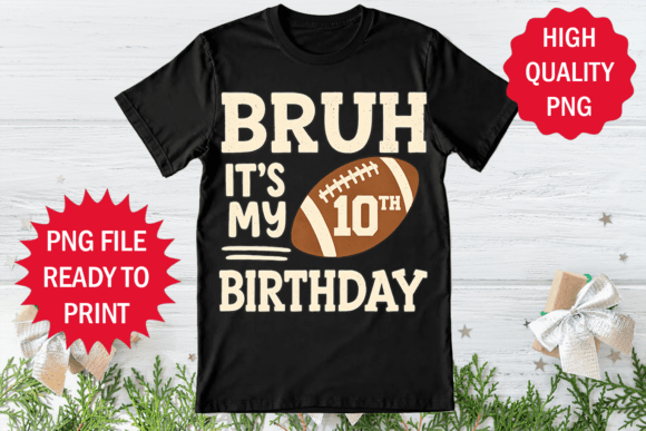 Reviewing the 10th Birthday Football Lover Design Png