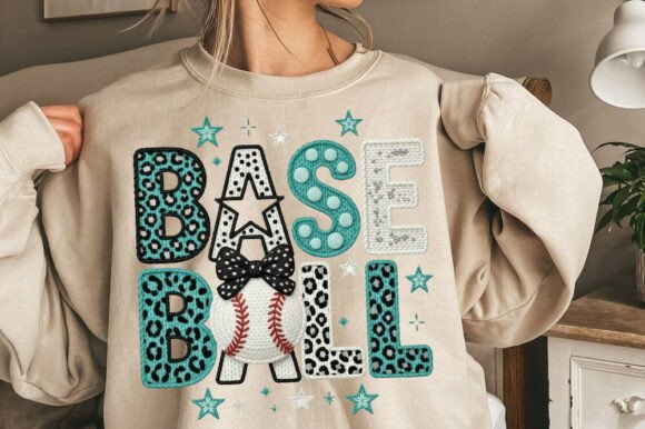 Reviewing the Baseball Mom PNG for Embroidery Use