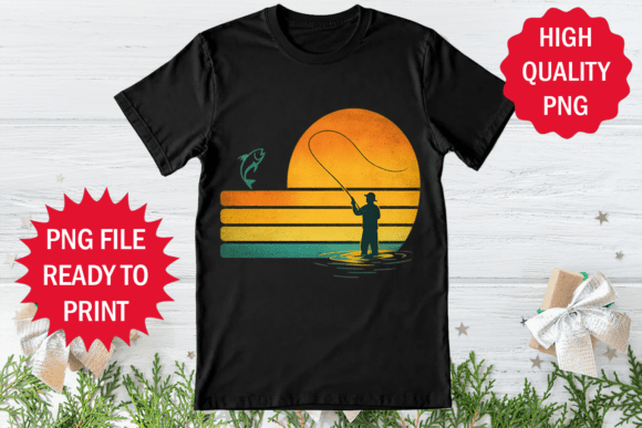 Reviewing the Fishing Lover Retro T-Shirt Design PNG