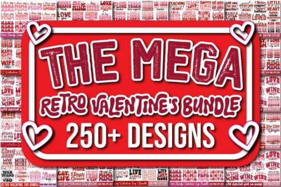 Reviewing The Mega Retro Valentine’s SVG Bundle