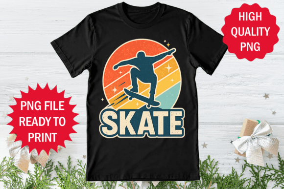 Reviewing the Skateboarding Retro Vintage T-shirt Png for Embroidery